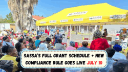 New Compliance Rules Effective From July 10 - SASSA’s Full Calendar for July and August Grant Disbursements