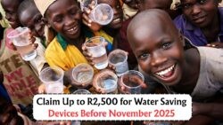 November 2025 Deadline: Grab R2,500 from Govt for Installing Water-Saving Devices!